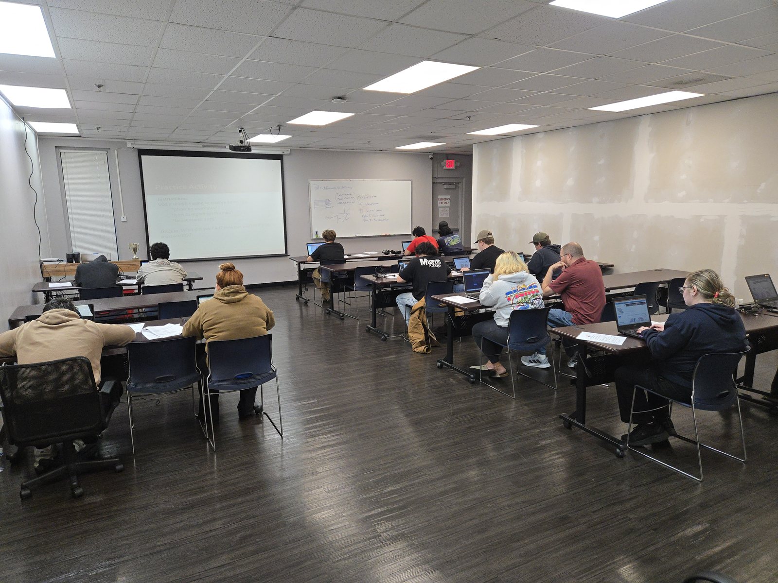 Wide view of a LIFE-STEP classroom